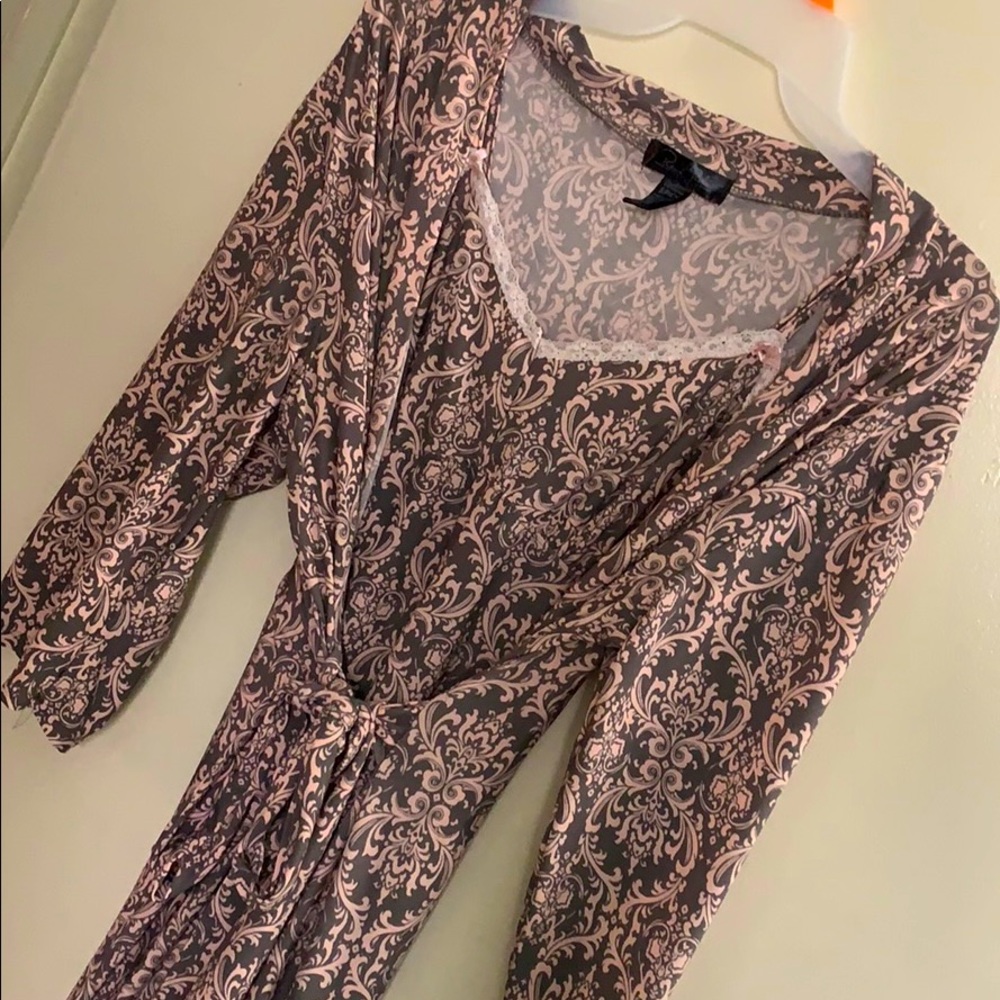 🌹René Rofé Intimate💋 Silky Robe Nighty Combo 🤩
